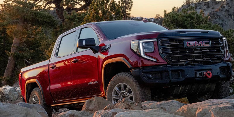 GMC Sierra 1500 off-road driving